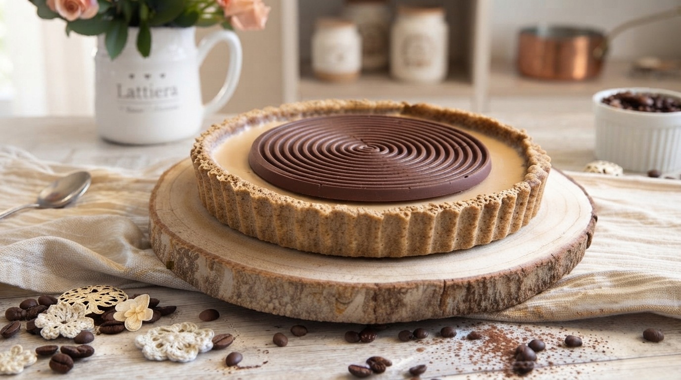 crostata grano saraceno e panna cotta