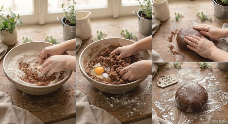 pasta frolla al cacao girelle