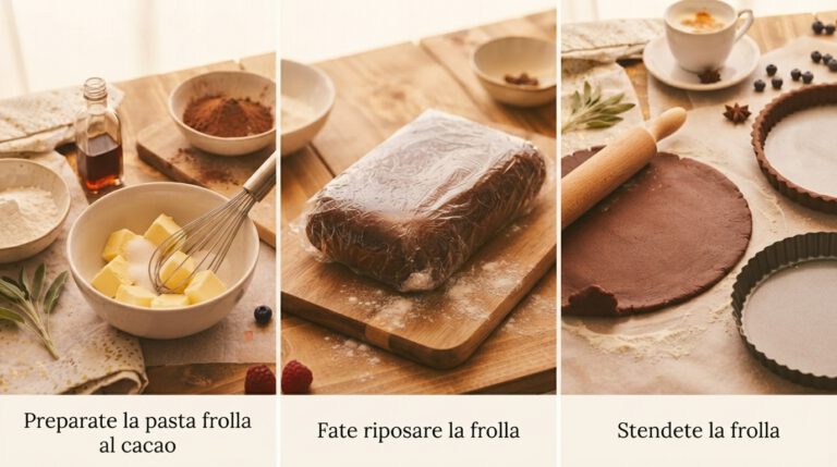 procedimento frolla al caca crostata