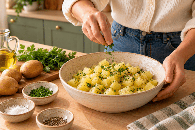 Insalata di patate alle erbe fresche